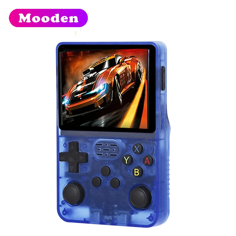 Console Portable Rétro R36S – 64 Go, 10 000+ Jeux, Écran 3,5 pouces