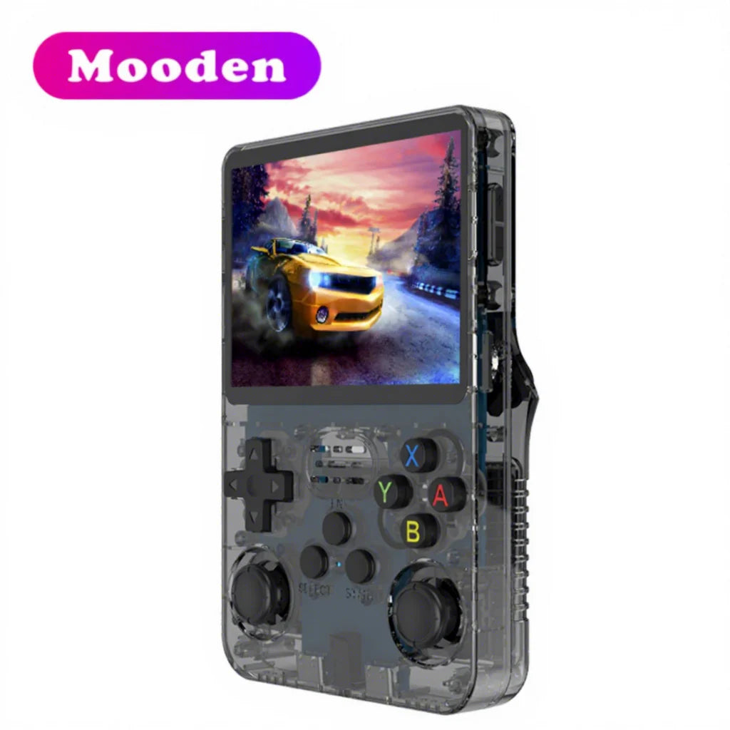 Console Portable Rétro R36S – 64 Go, 10 000+ Jeux, Écran 3,5 pouces
