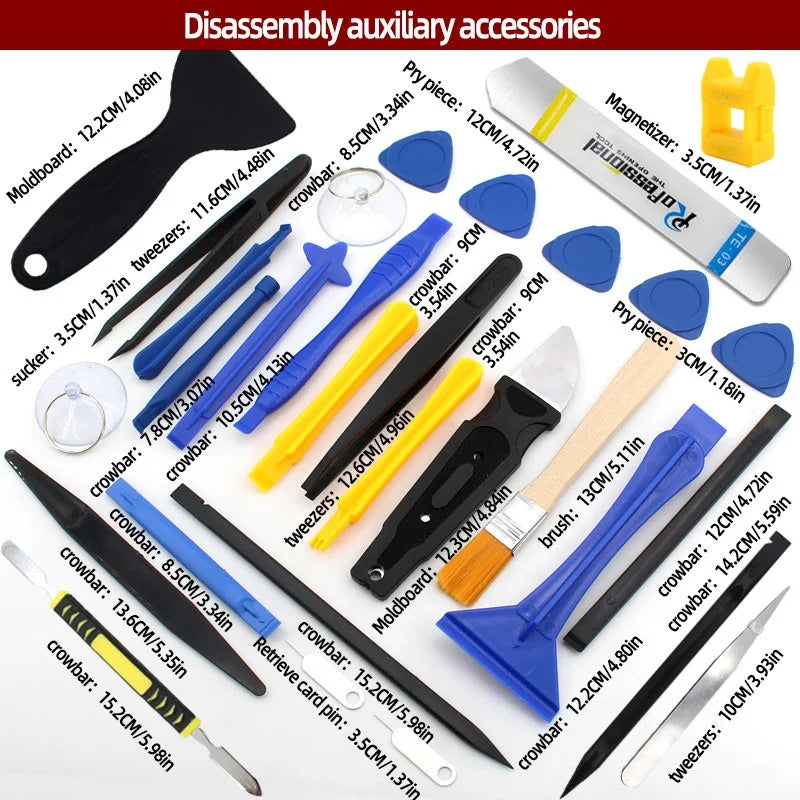 Kit Outils de Réparation Électronique – 15 / 27 / 34 Pièces, Smartphone et Console