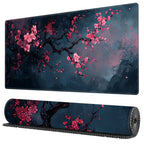 Tapis de Souris Fleurs de Cerisiers – Format S / L / XL, Style Japonais