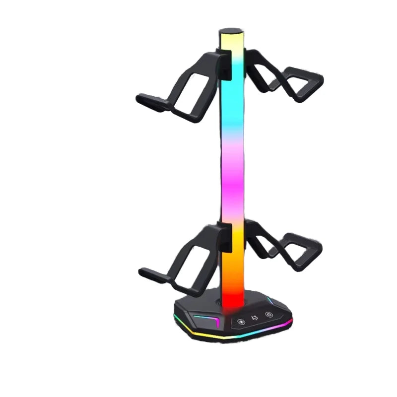 Lampe RGB Réactive à la Musique avec Support Casque / Manette – Déco Gaming