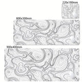 Tapis de Souris XL / XXL – Design Abstrait, Bords Surpiqués, 2mm ou 3mm