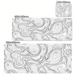 Tapis de Souris XL / XXL – Design Abstrait, Bords Surpiqués, 2mm ou 3mm