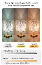 Lampe de Bureau Style Japonais – 3 Modèles, Lumière Chaude, Bois et Tissu