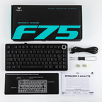 Clavier Mécanique 75% AULA F75 AZERTY – Sans Fil Bluetooth / 2.4G / USB-C