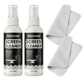 Kit Nettoyage Écran Spray + Microfibre – Compatible PC, Téléphone, TV, Tablette