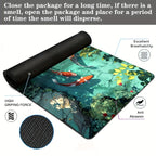 Tapis de Souris Carpe Koï – Format 400x800 / 400x900, Style Japonais, 2mm ou 3mm