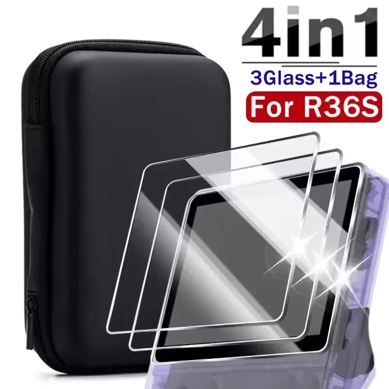 Pack Protection R36S – Étui Rigide + Verre Trempé, Plusieurs Formules