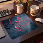 Tapis de Souris Fleurs de Cerisiers – Format S / L / XL, Style Japonais