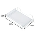 Support Câbles Sous Bureau Sans Perçage – Métal, Format S / L, Noir ou Blanc