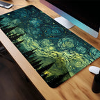 Tapis de Souris Nuit Étoilée – Format 400x800 / 400x900, Épaisseur 2mm ou 3mm