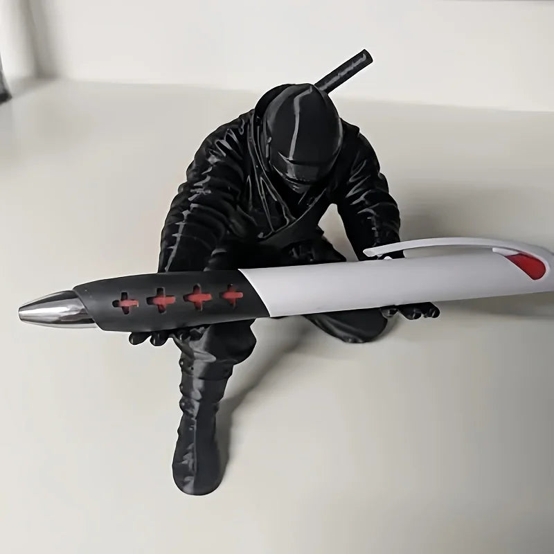 Porte-Stylo Design Ninja – Impression 3D, Déco Bureau Originale