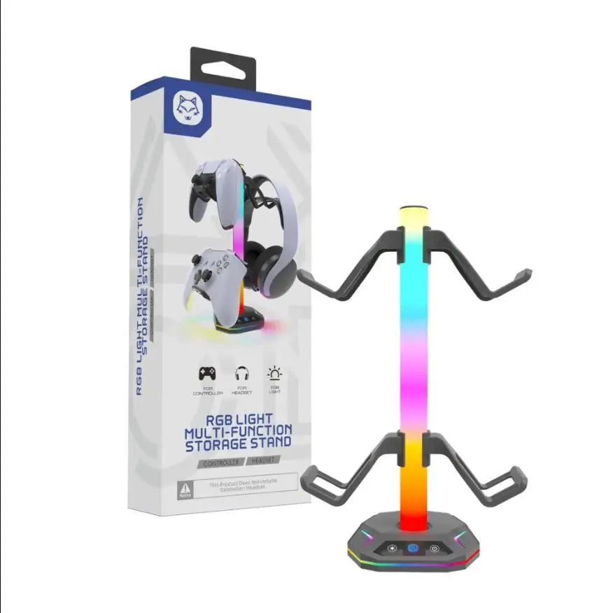Lampe RGB Réactive à la Musique avec Support Casque / Manette – Déco Gaming