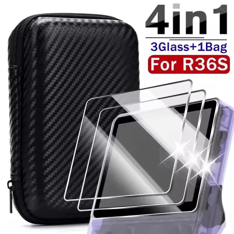 Pack Protection R36S – Étui Rigide + Verre Trempé, Plusieurs Formules