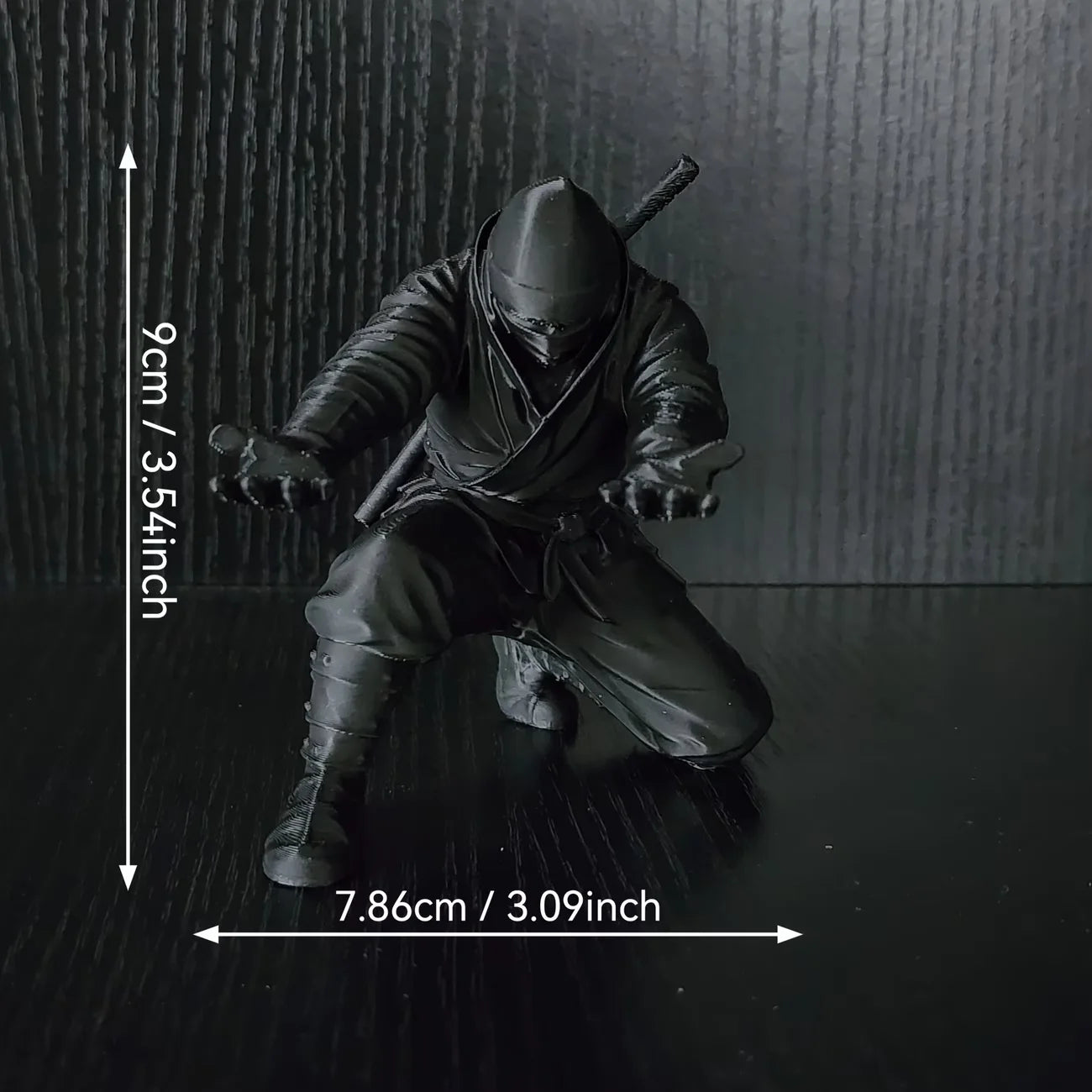 Porte-Stylo Design Ninja – Impression 3D, Déco Bureau Originale