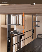 Support Câbles Sous Bureau Sans Perçage – Métal, Format S / L, Noir ou Blanc