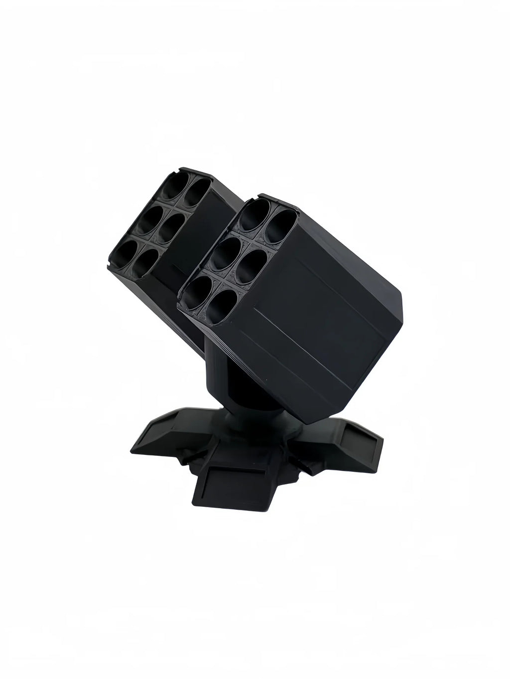 Porte-Stylos Lance-Missiles 3D – 12 Emplacements, Noir ou Vert, Déco Bureau
