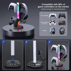 Lampe RGB Réactive à la Musique avec Support Casque / Manette – Déco Gaming