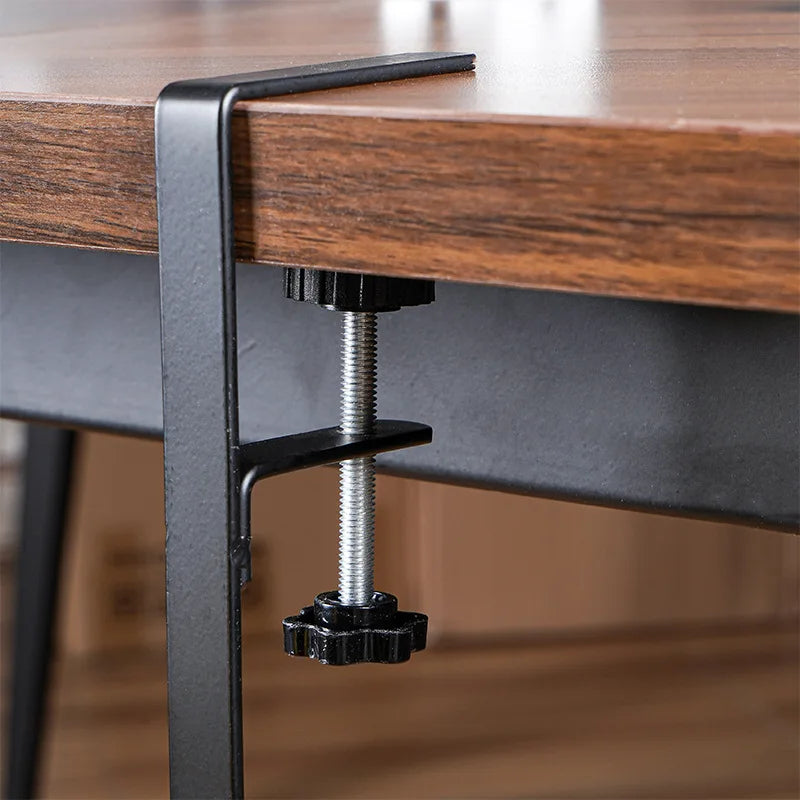 Support Câbles Sous Bureau Sans Perçage – Métal, Format S / L, Noir ou Blanc