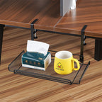 Support Câbles Sous Bureau Sans Perçage – Métal, Format S / L, Noir ou Blanc