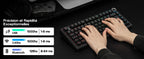 Clavier Mécanique 75% AULA F75 AZERTY – Sans Fil Bluetooth / 2.4G / USB-C
